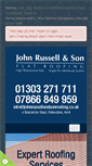 Mobile Screenshot of johnrussellandsonroofing.co.uk